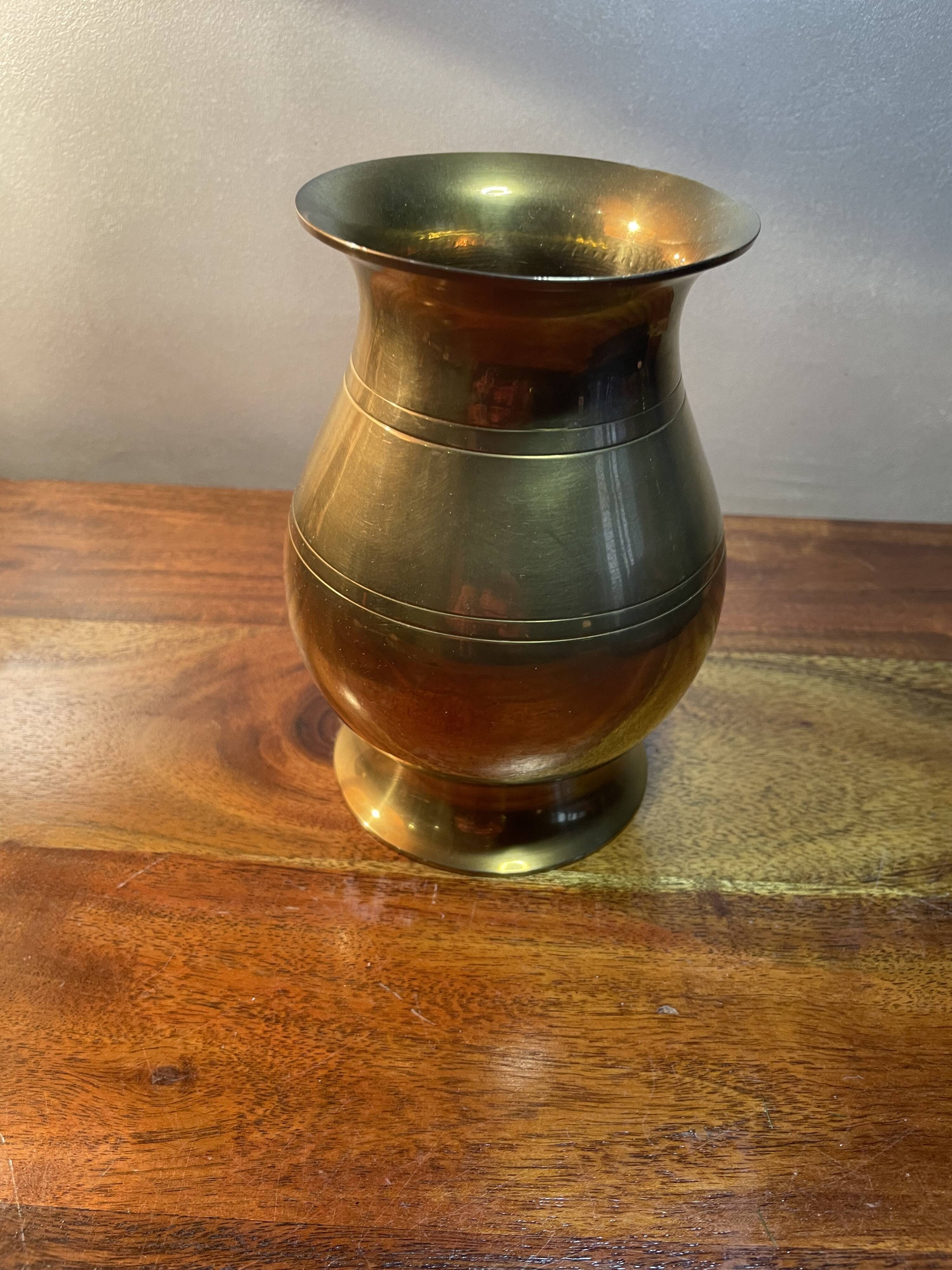 Brass vase