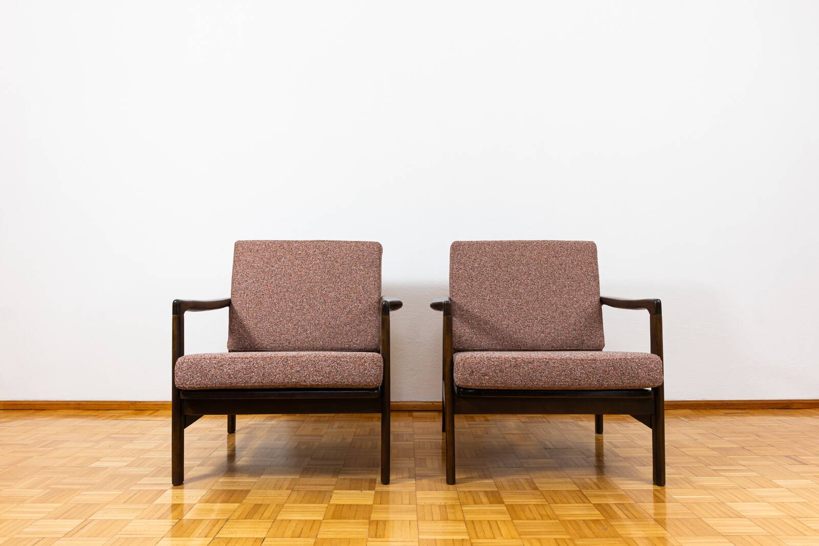 Mid Century Armchairs By Zenon Bączyk, 1960's, Set Of 2