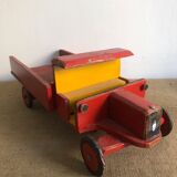 Antique toy truck with tipper