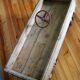 Old pedal car soap box in wood and metal 50s
