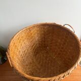 Bamboo woven basket