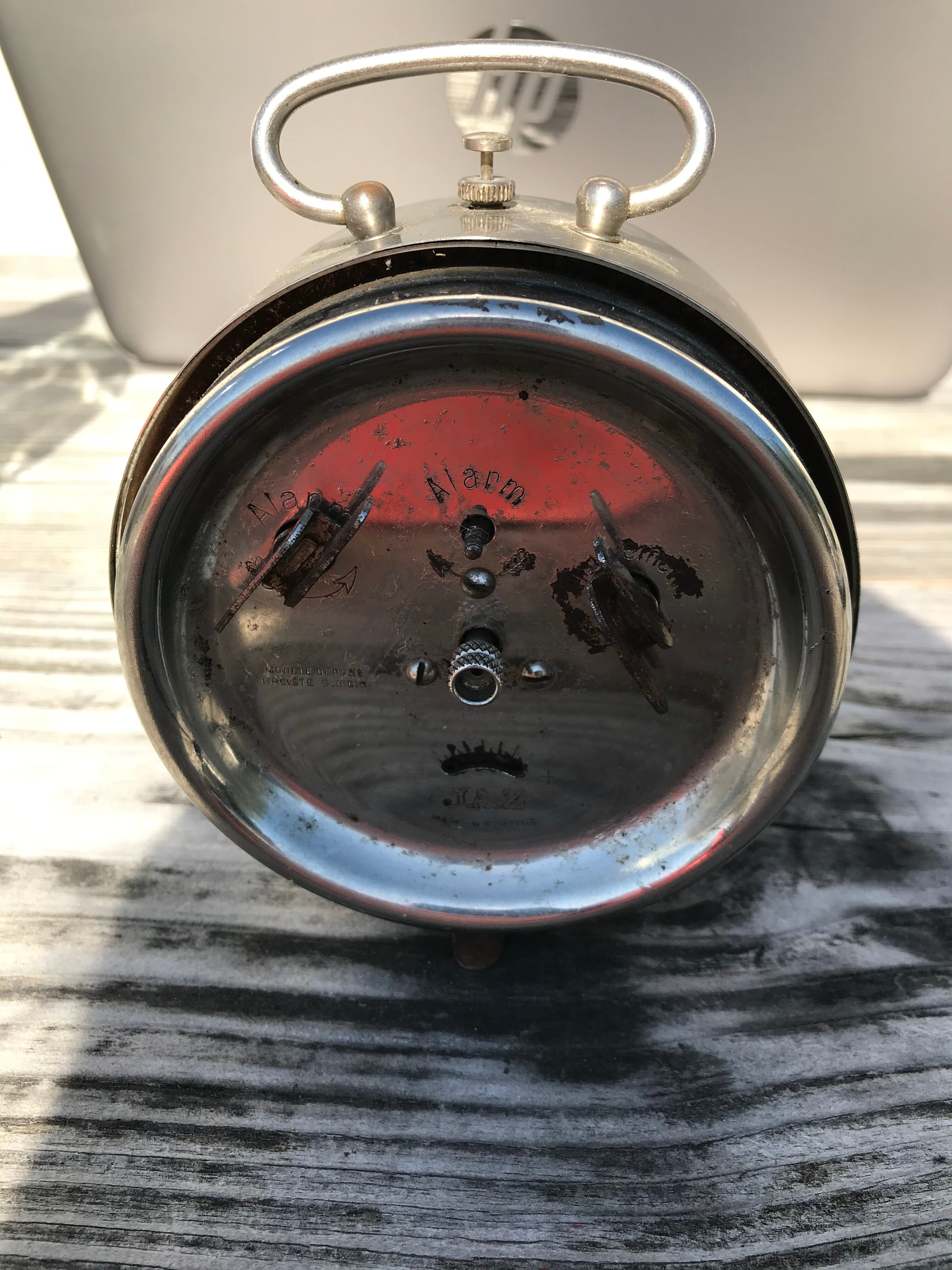 Vintage silver metal Jaz awakening