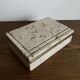 Travertine trinket box, Cerri Nestore, Italian work, 1970