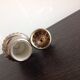 Silver metal salt shaker / 60s-70s