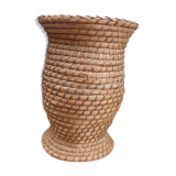 Cache pot en paille