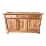 Bahut enfilade vintage en bois brut