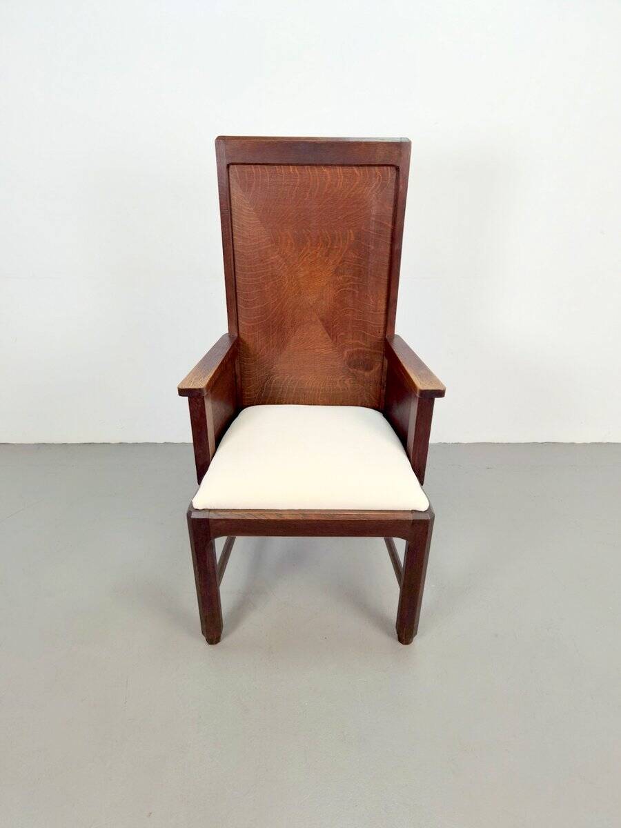 Dutch Art Deco Hague School Modernist Armchair, 1930s