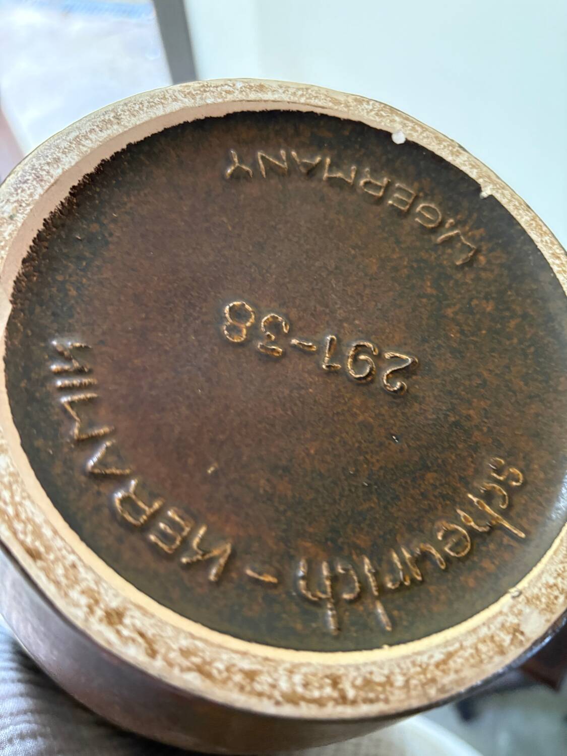 vintage scheurich keramik ceramic vase from the 70s