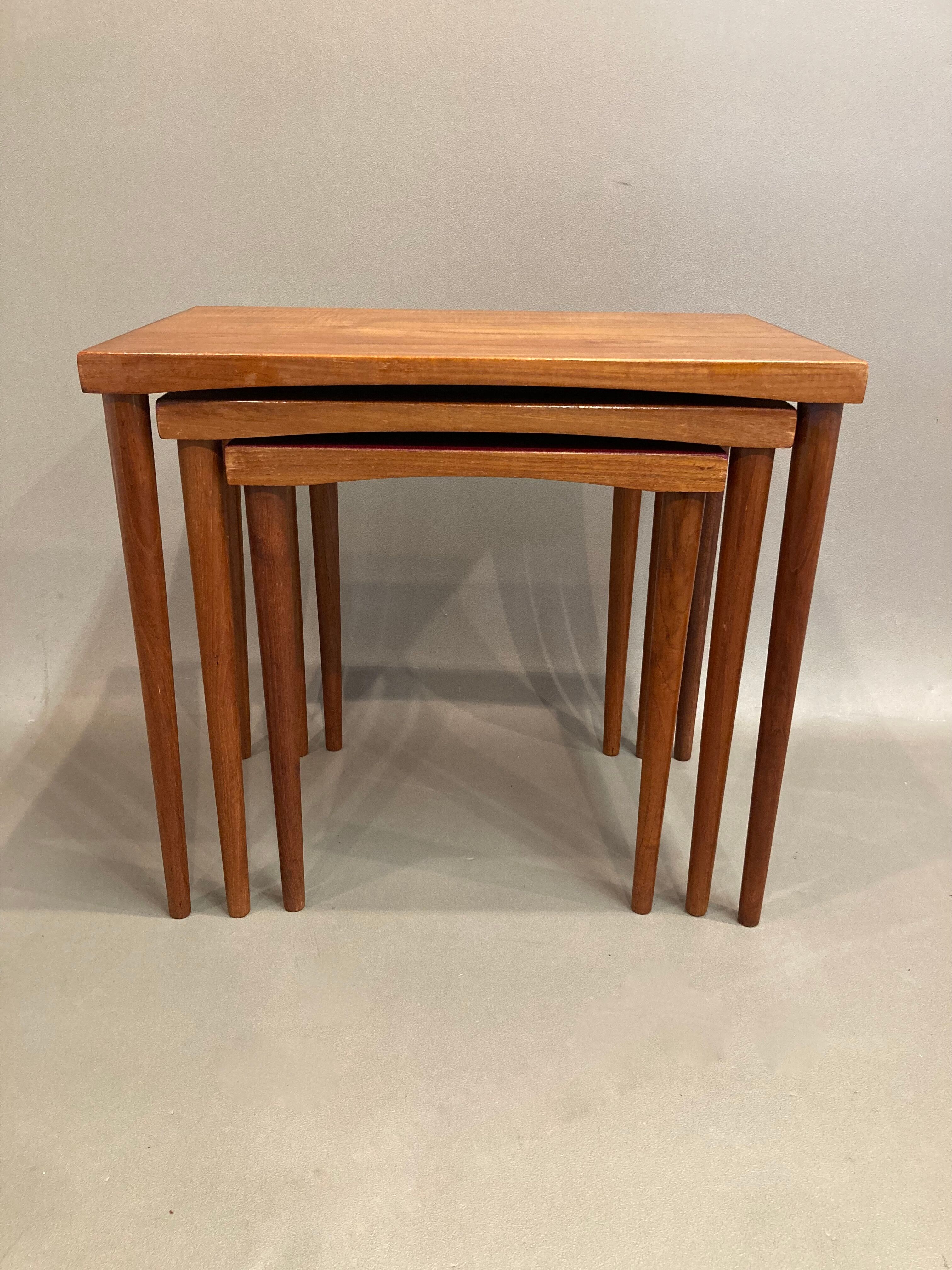 Coffee table pull-out Scandinavian design 1950
