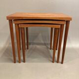 Coffee table pull-out Scandinavian design 1950