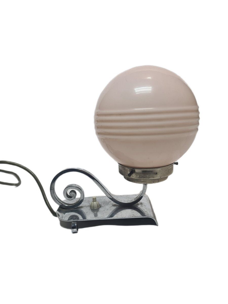 Art Deco bedside lamp, Belgium, 1950s