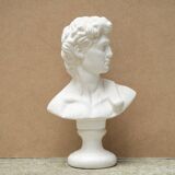 Plaster bust of a man: David, 1980s