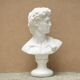 Plaster bust of a man: David, 1980s