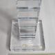 Crystal candle holder, Saint-Louis design Jean Sala
