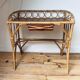 Bureau et chaise en rotin pour enfant