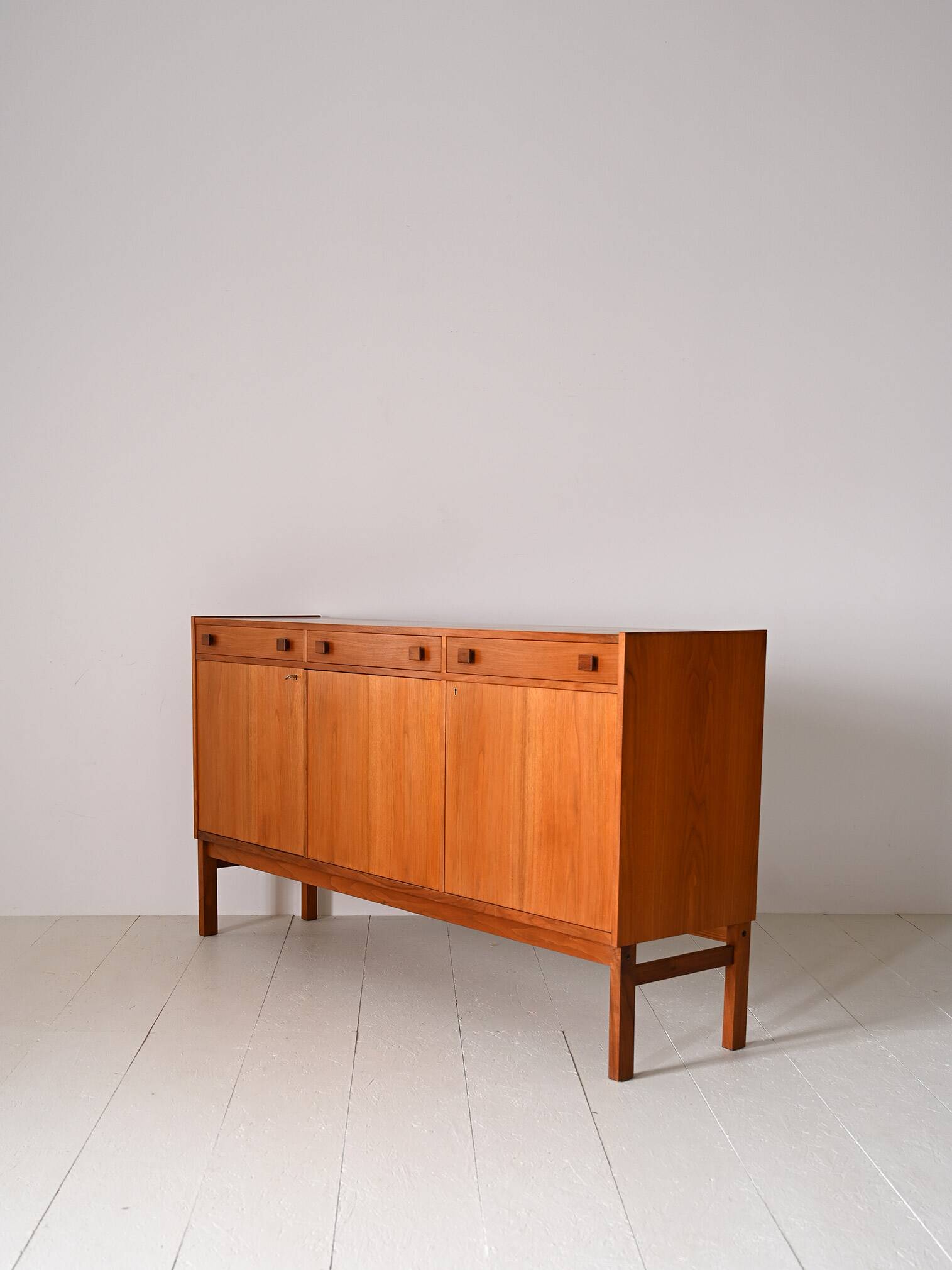 1960s sideboard with three high drawers
