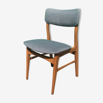Scandinavian chair in restored solid beech