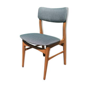 Scandinavian chair in restored solid beech