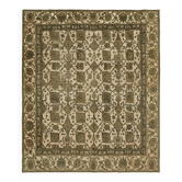 Hand-knotted anatolian antique 1970s 270 cm x 320 cm beige wool carpet