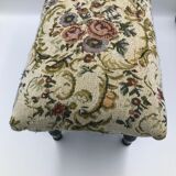 Foot rest chest studded fabric vintage studded