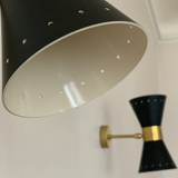 Pair of wall in the style of Italian creations of the 1950s