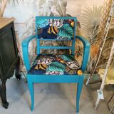Pair of vintage armchairs refurbished