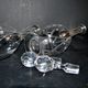 Saint-louis set of 2 antique lasalle cut crystal carafes 1930