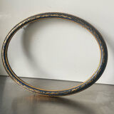 Wooden oval picture frame
