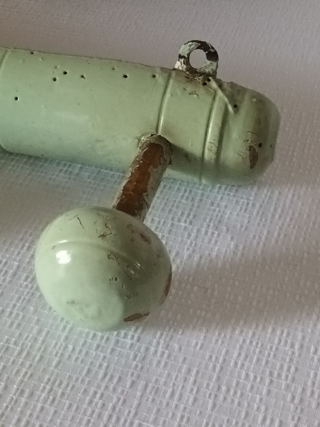 Vintage bamboo wall coat rack