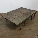 Industrial plant pallet coffee table