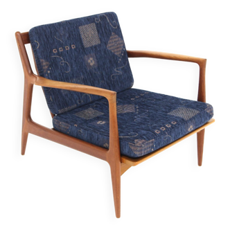 Scandinavian teak armchair, Christian Jensen, Haslev, Denmark, 1960