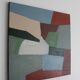 Canvas painting "Traces of Silence" by Bodasca