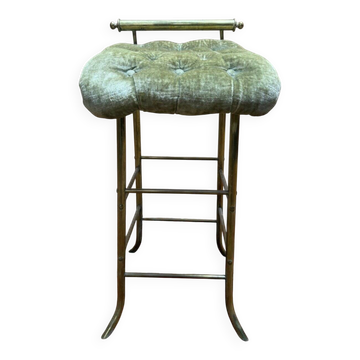 Tabouret de musicien Design 1960 en laiton