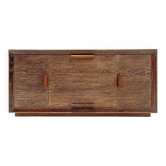 Wenge wood vintage sideboard - modernist style