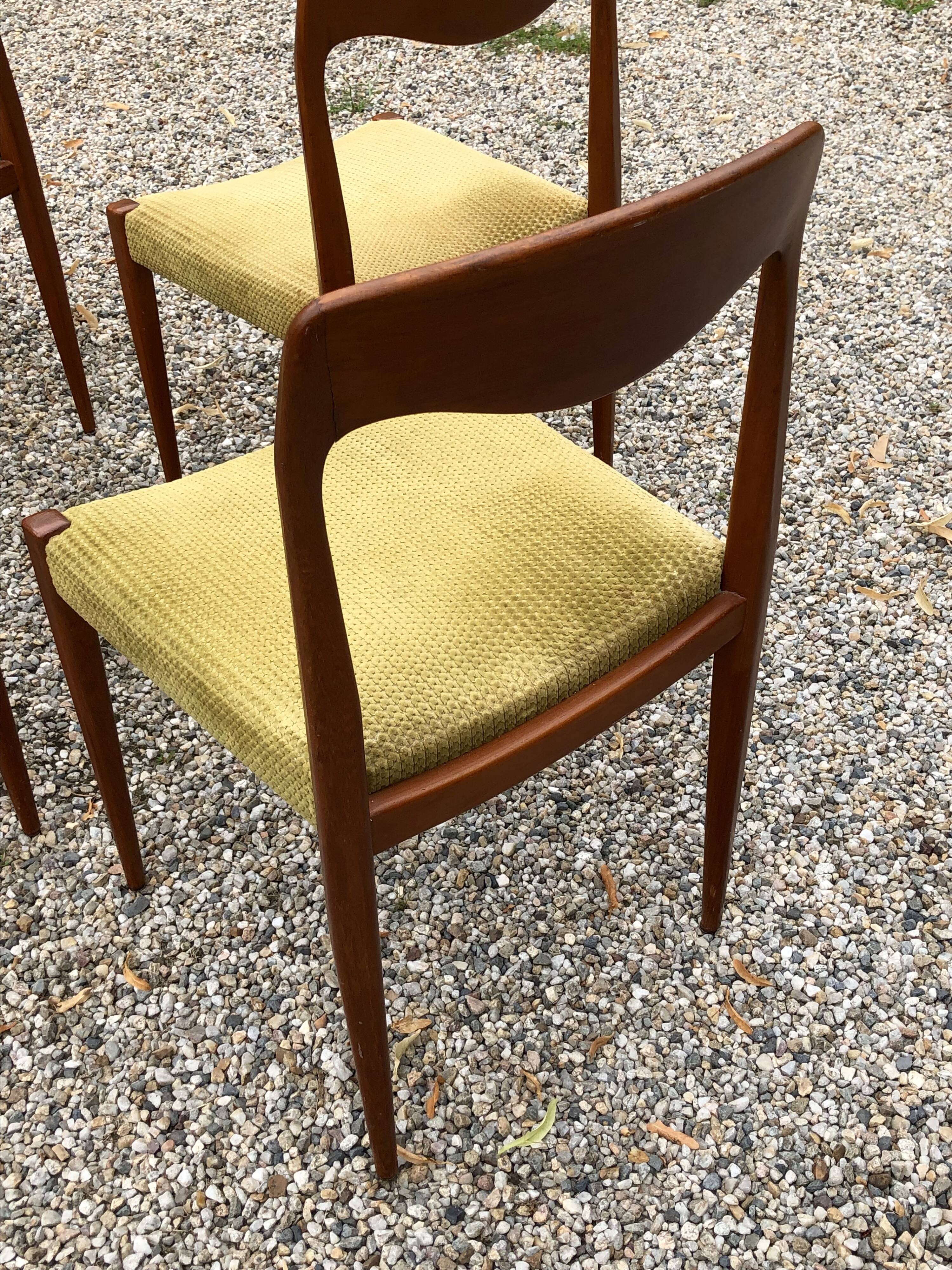 Série de 4 chaises