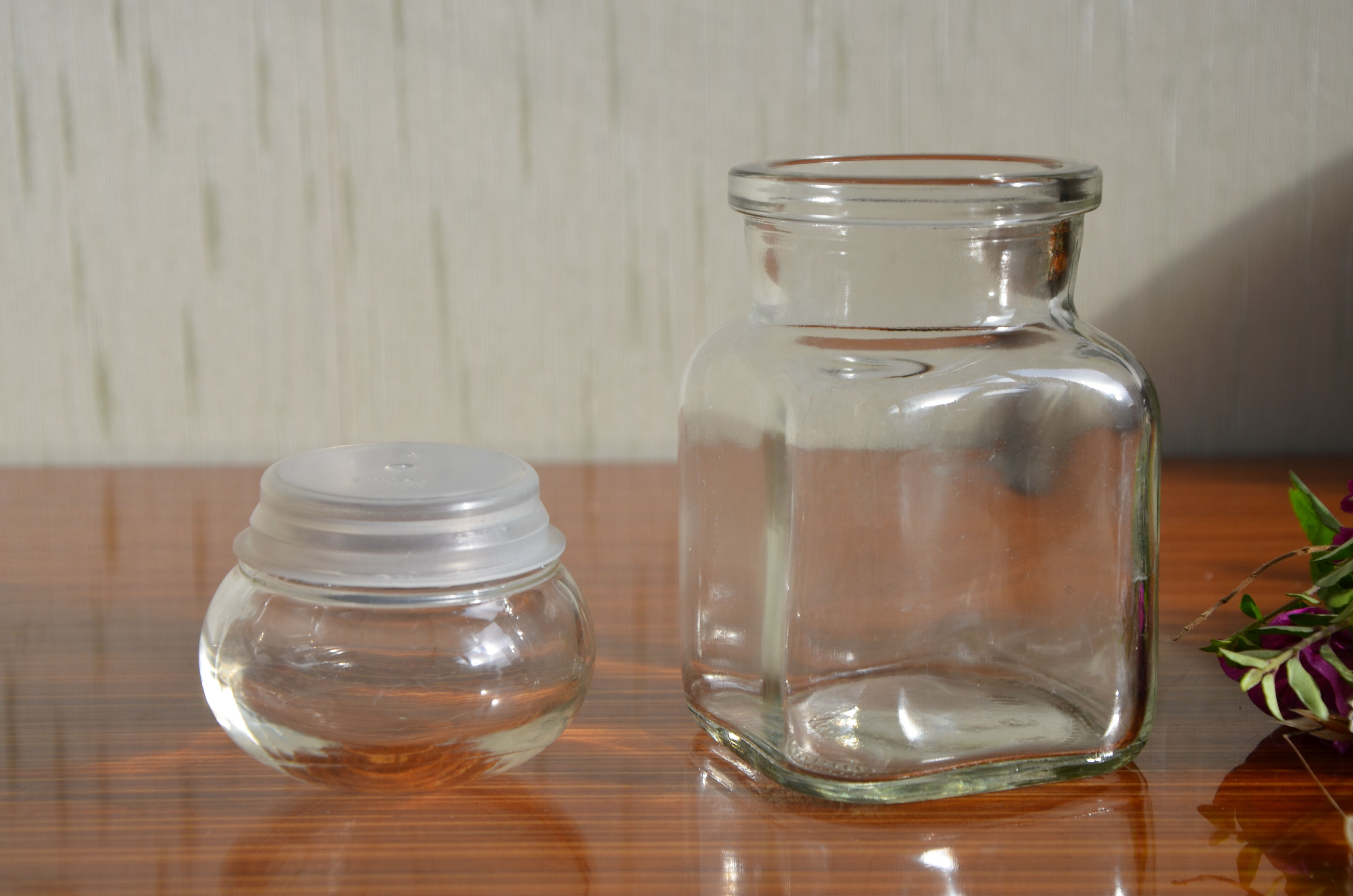 Apothecary transparent jar