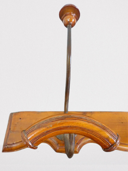 Vintage wood coat rack