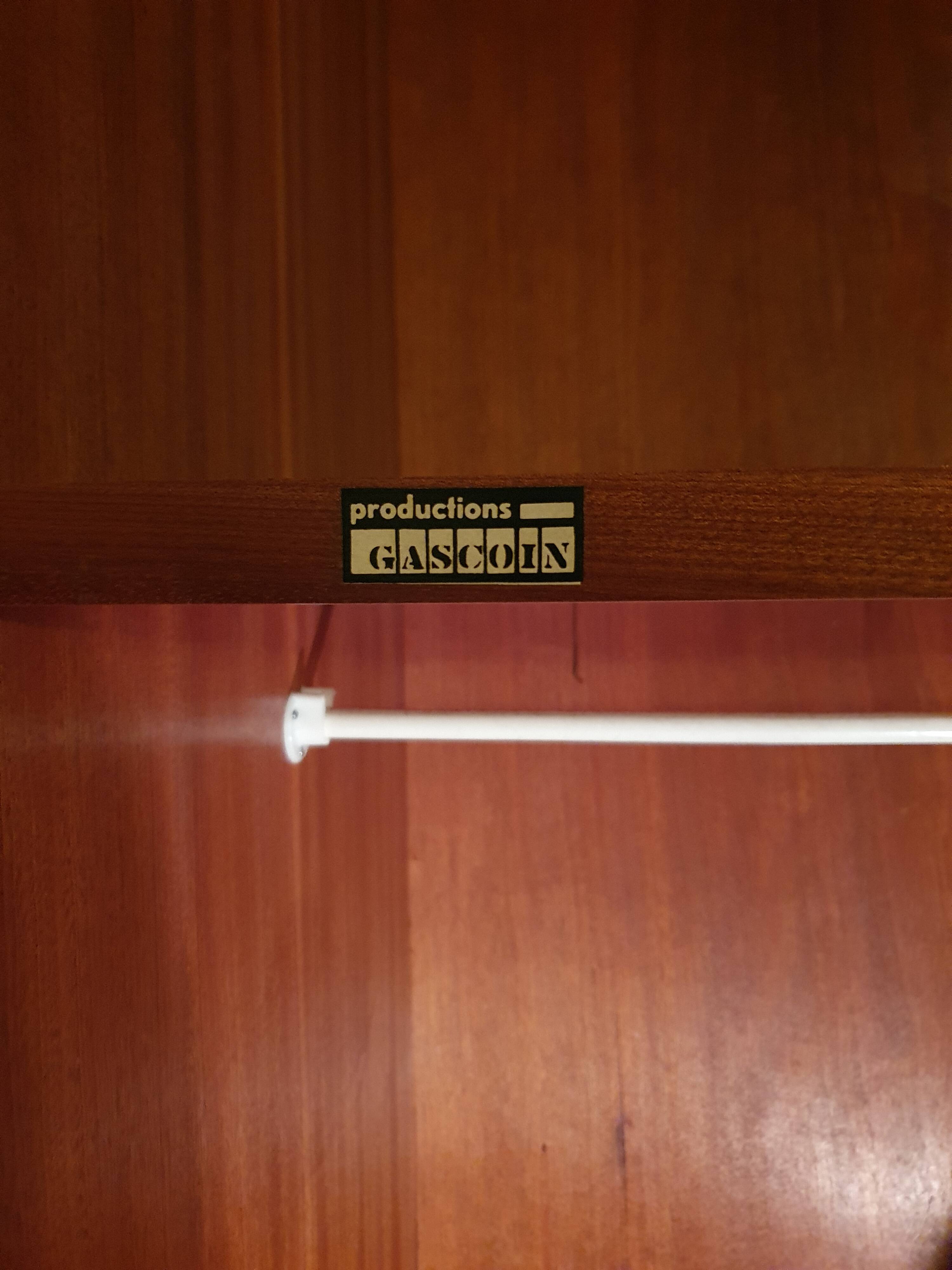 Large wardrobe signed Productions Gascoin