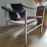 Armchair Le Corbusier Lc1 original pony skin