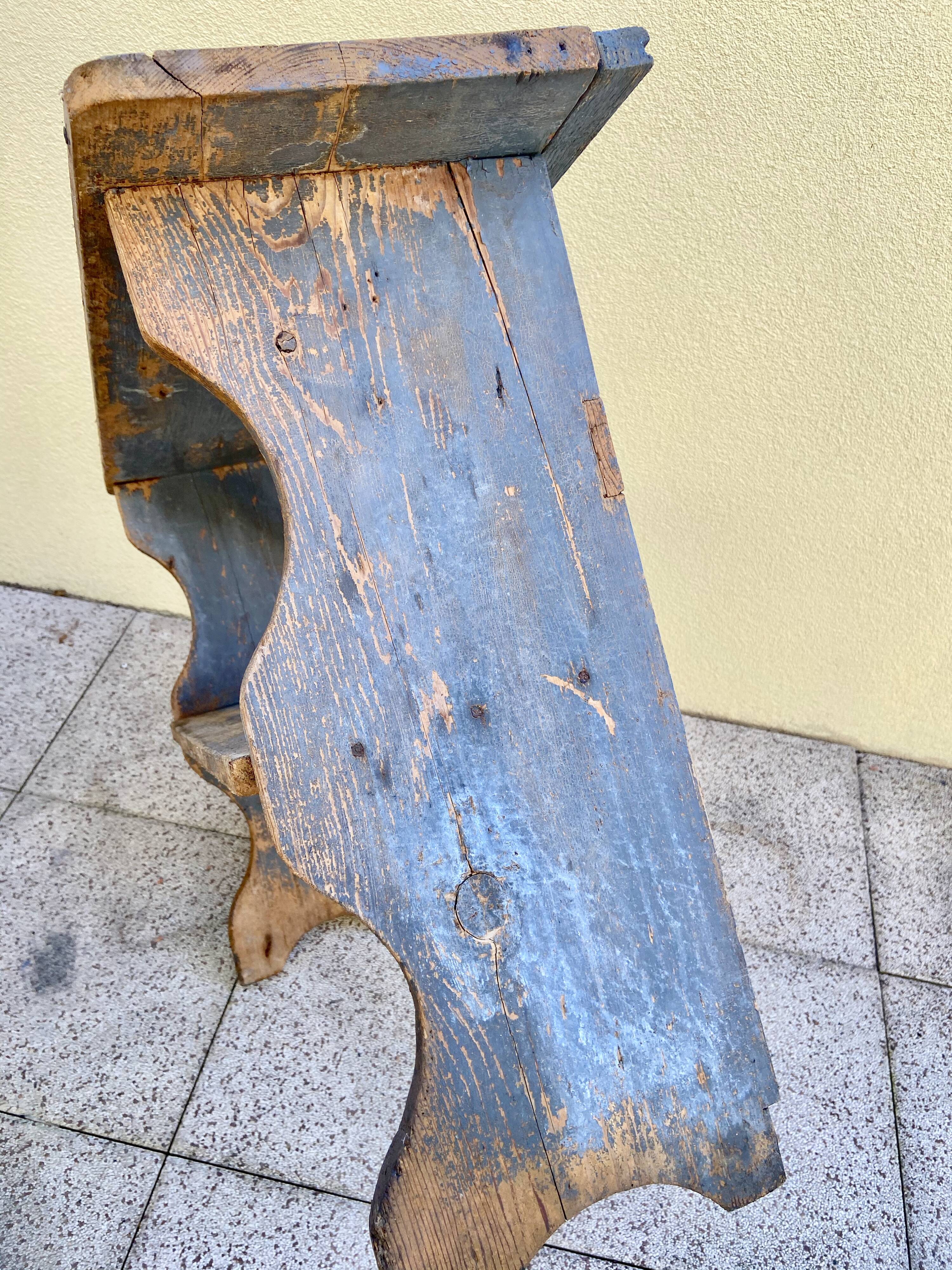 Rustic vintage peasant shelf