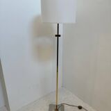 Plexi and gold metal floor lamp, 1970s