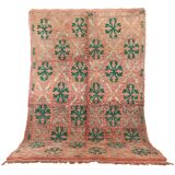 Vintage Moroccan Rug 185 x 290 cm - Old Boujaad Rug - Berber Rug Handmade
