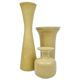 Mid-century modern set of 3 ceramic vases by Rörstrand, Gunnar Nylund, Sweden.