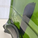 Plat en verre forme bouteille, 34 cm