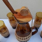 Service à orangeade vintage