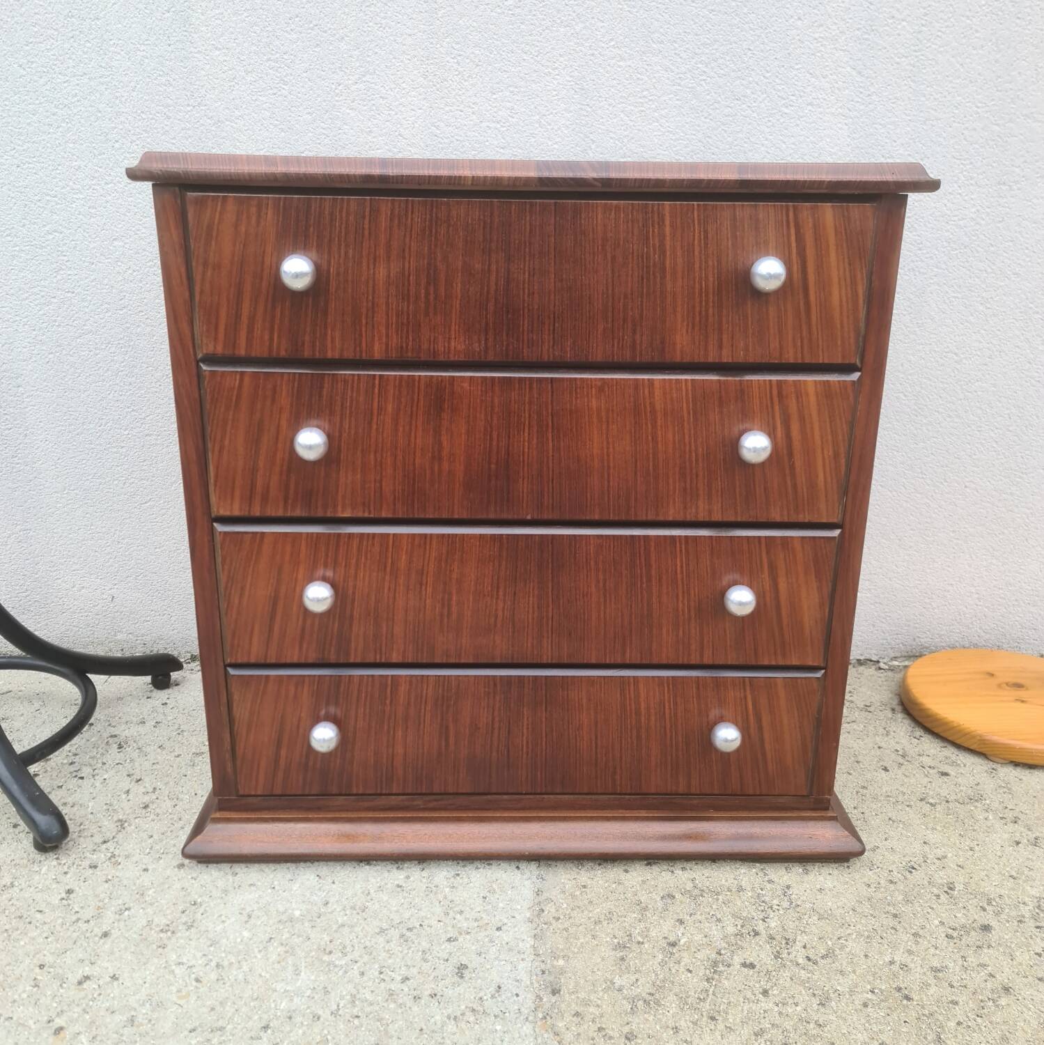 Commode vintage 1940 art déco en palissandre