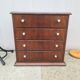 Commode vintage 1940 art déco en palissandre
