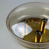 60s 70s Limburg Glashütte ceiling lamp glass space age design