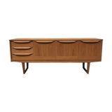 Small Scandinavian sideboard 1950-60 vintage design teak