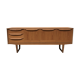 Small Scandinavian sideboard 1950-60 vintage design teak